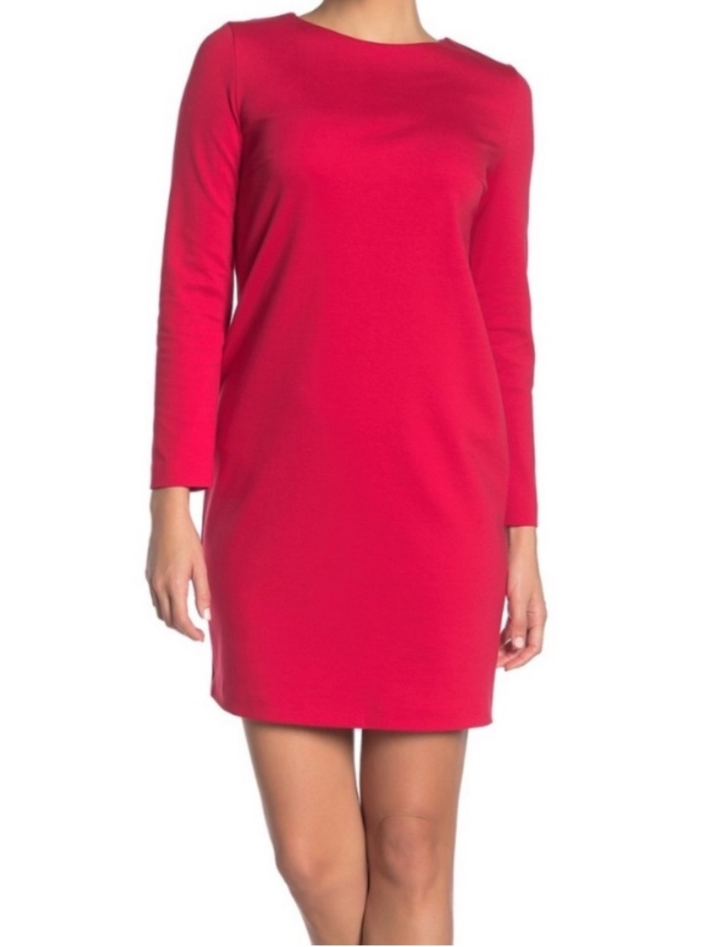 Wolford Red Long-Sleeve Shift Dress